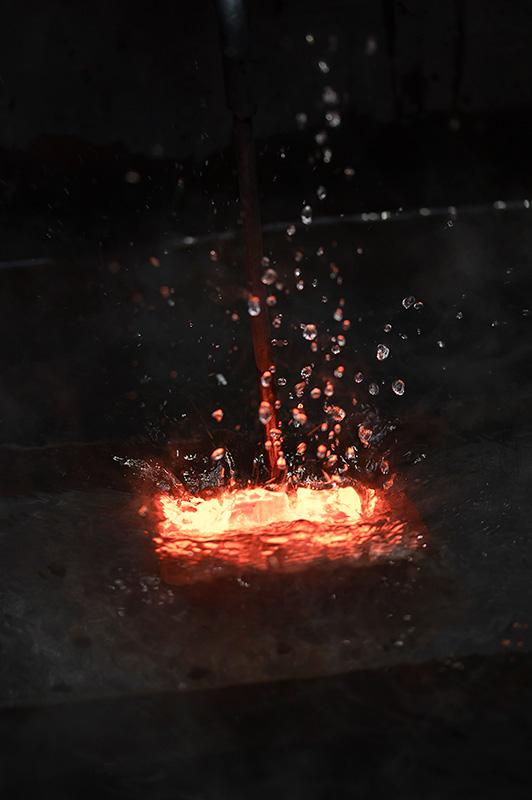 Hardening of forgings